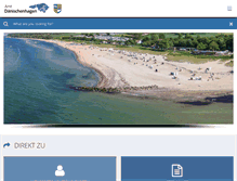 Tablet Screenshot of amt-daenischenhagen.de